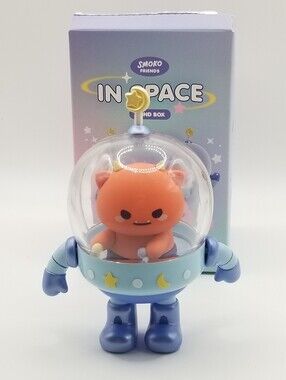 Opened box Smoko Friends In Space Blind Box Series: Roni Oni Figure.  Measur